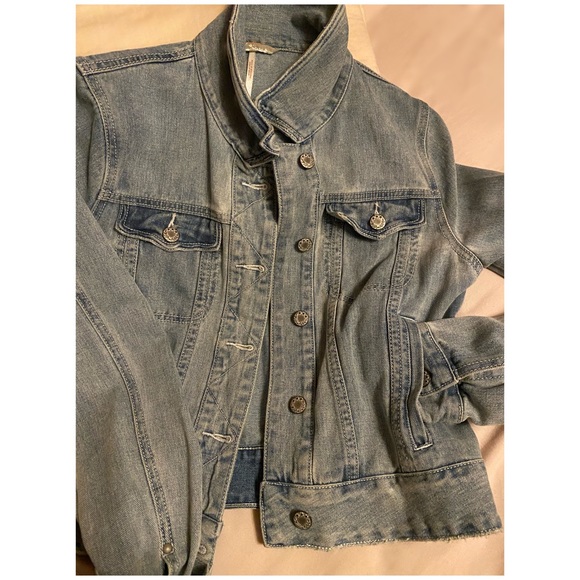 Free People denim jacket - Picture 1 of 5